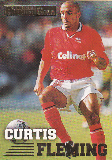 Curtis Fleming Middlesbrough 1996/97 Merlin's Premier Gold #100
